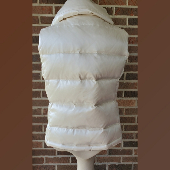 Talbots Ivory Puffer Down Filled Vest - Picture 3 of 6